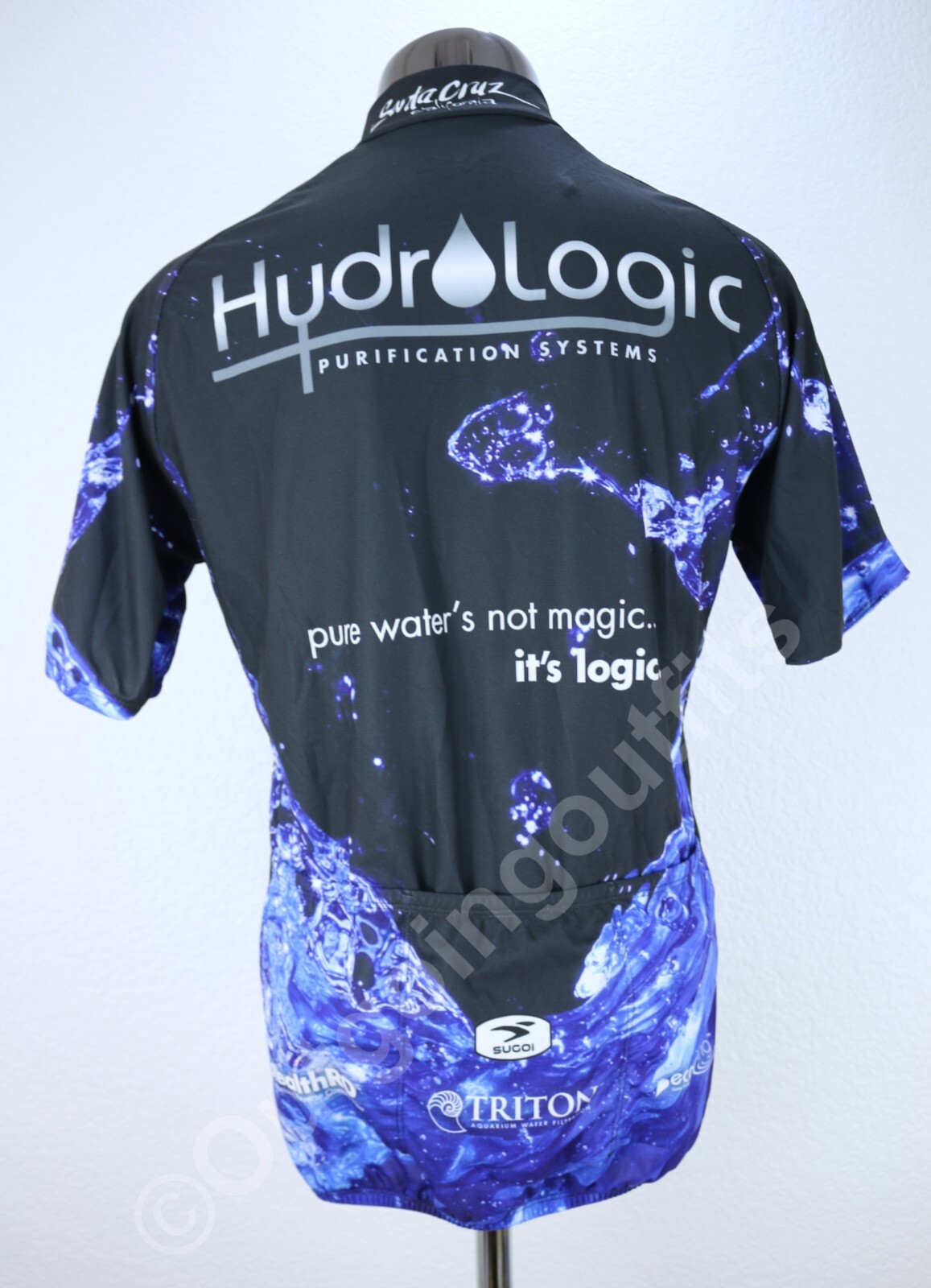 Sugoi Cycling Hydrologics Systems Women’s Short Sleeve Jersey Full Zipper Size M