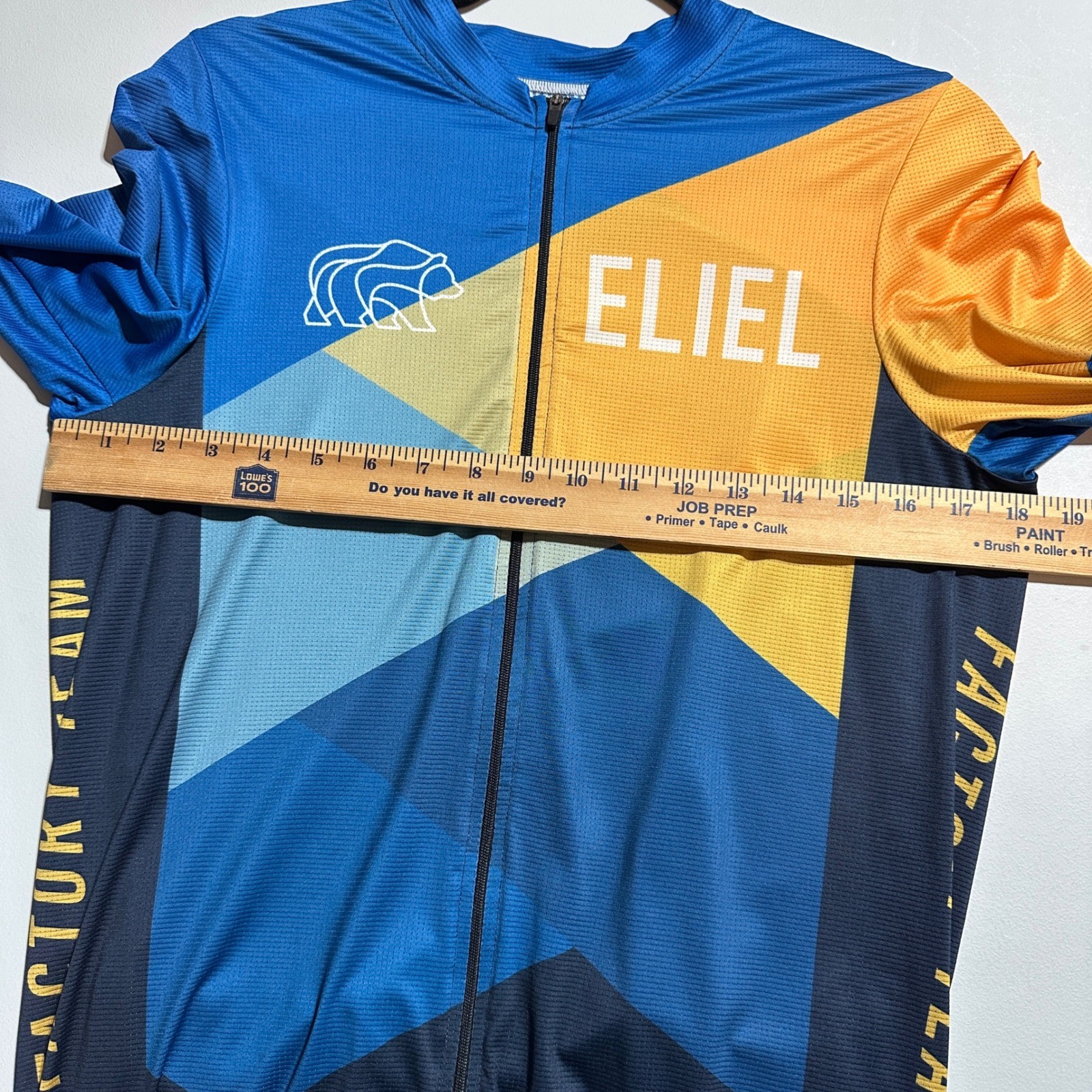 Eliel 2020 EFT Factory Team Cycling Jersey Men’s XL Full Zip USA Blue Road Bike