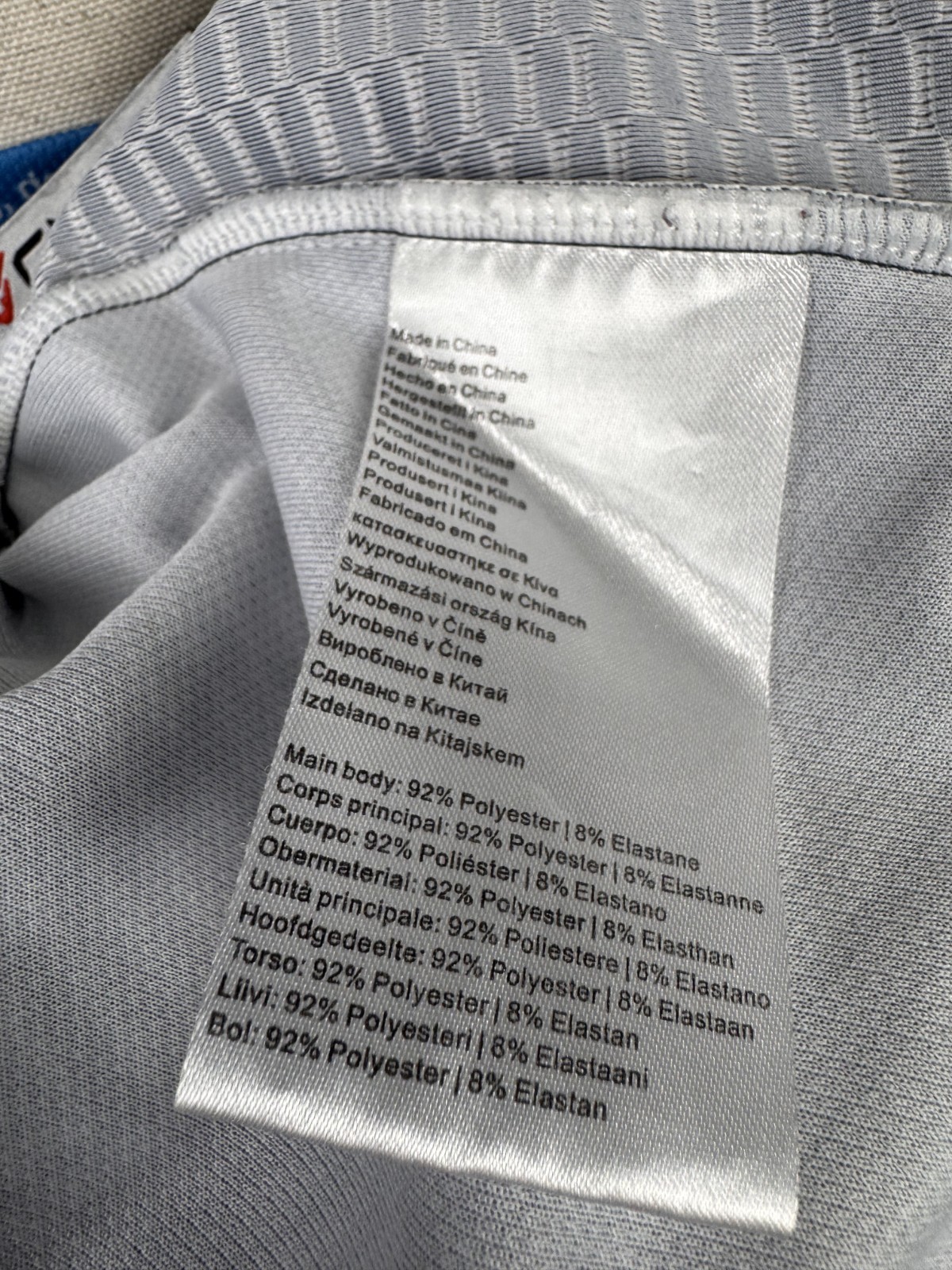 CUORE LUZERN Full Zip Gray Geometrical Pattern Cycling Jersey Sz S