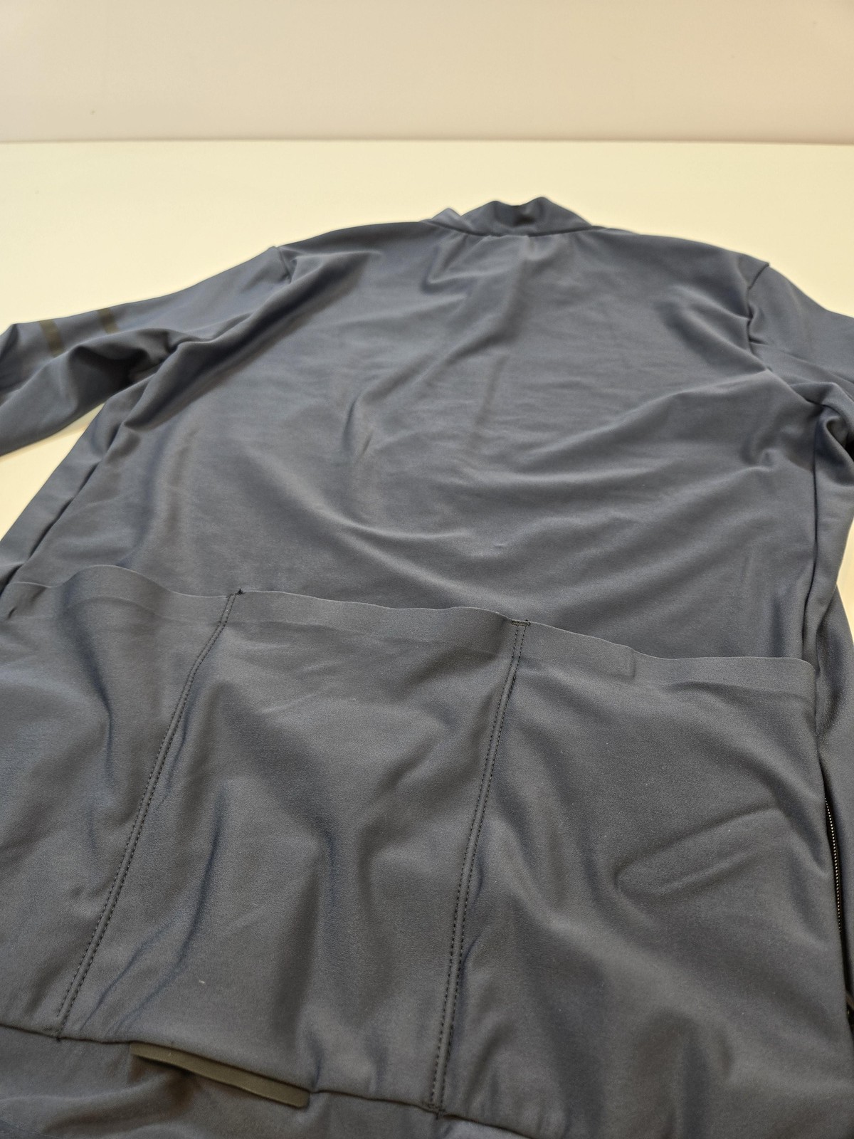 Spexcel Mens Cycling Jersey X-Large Blue Full Zip Long Sleeve Thermal Bike Top