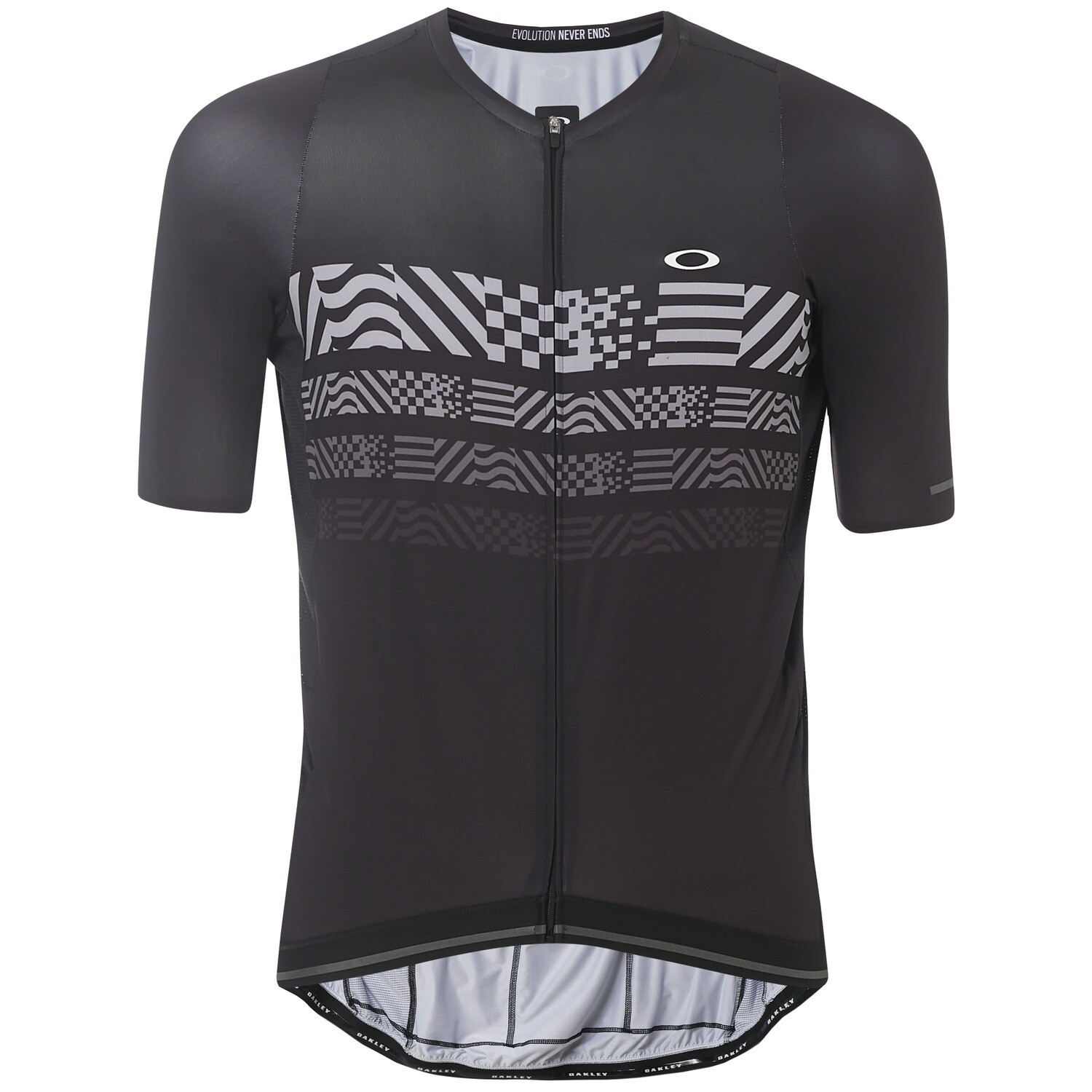 NEW Oakley Endurance Black Cycling Jersey Blackout Large L Bike Bicycle RACE FIT