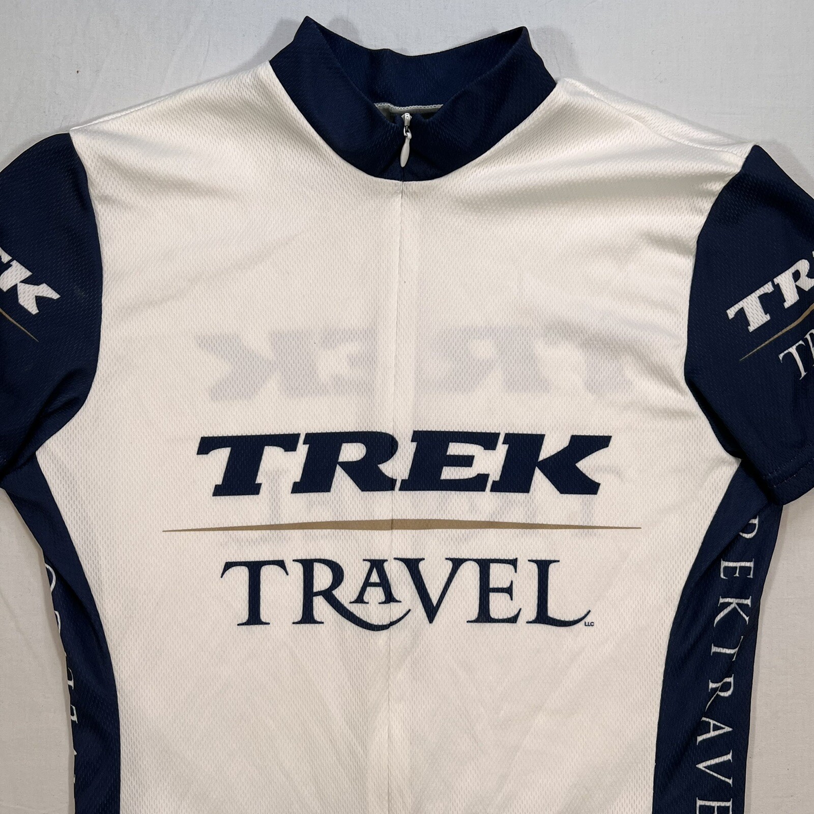 Trek Travel Womens Cycling Jersey XSmall Race set-In Airies Micro Plus Zip Front