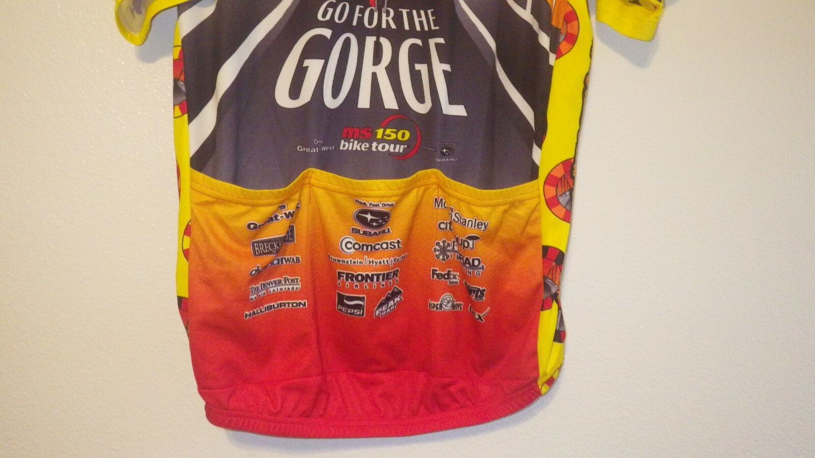 Great-West MS 150 Bike Tour Jersey 21 Anniversary Colorado Chapter XL