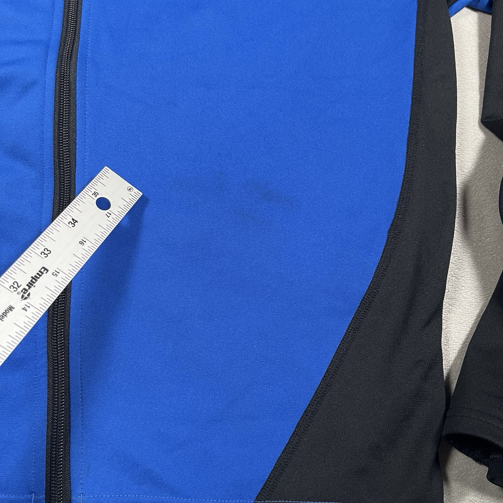 Pearl Izumi Thermal Cycling Jacket Adult M Blue Dual Zipped Pockets & Arm Cuffs