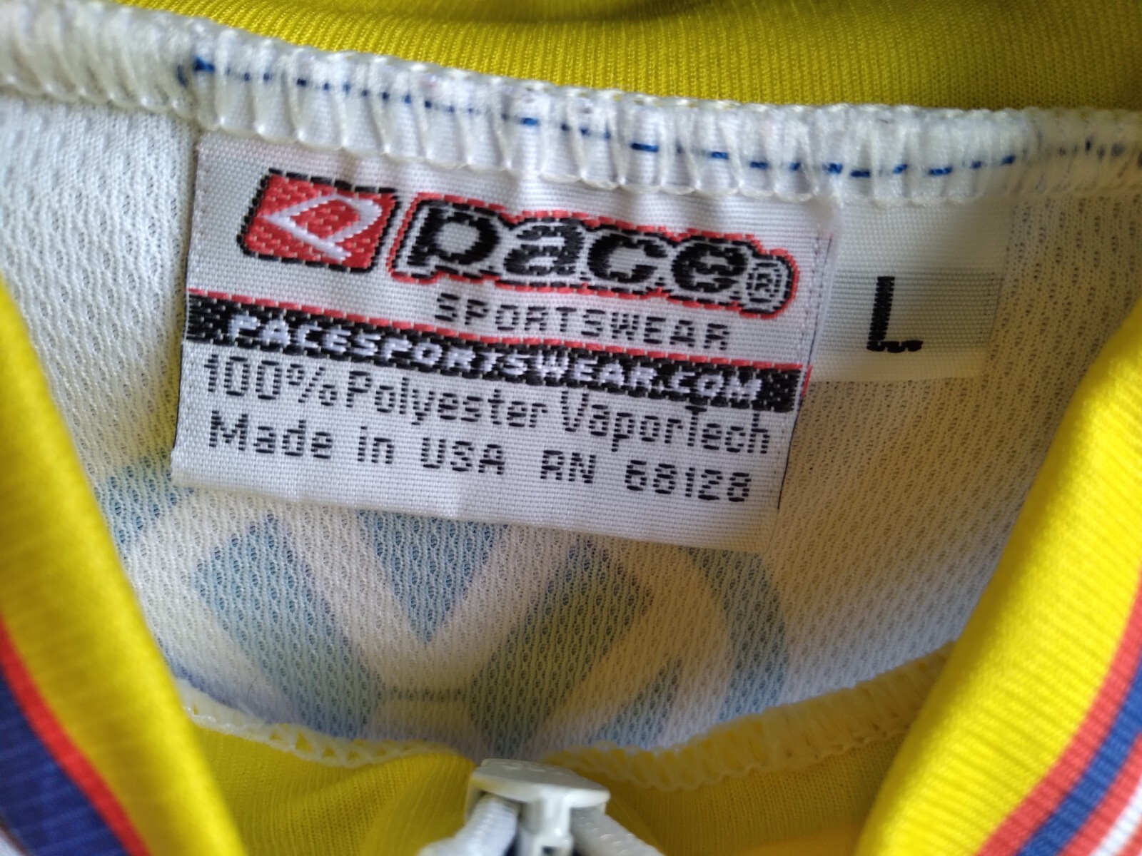 Pace Cycling Jersey Multicolor 1/2 Zip City Of Angels Funride L Jersey USA Made