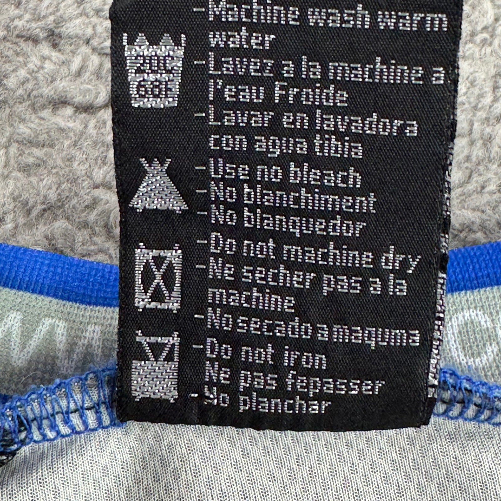 AXO Team Issue Mens Motocross Jersey Blue Black White Racing Long Sleeve Large