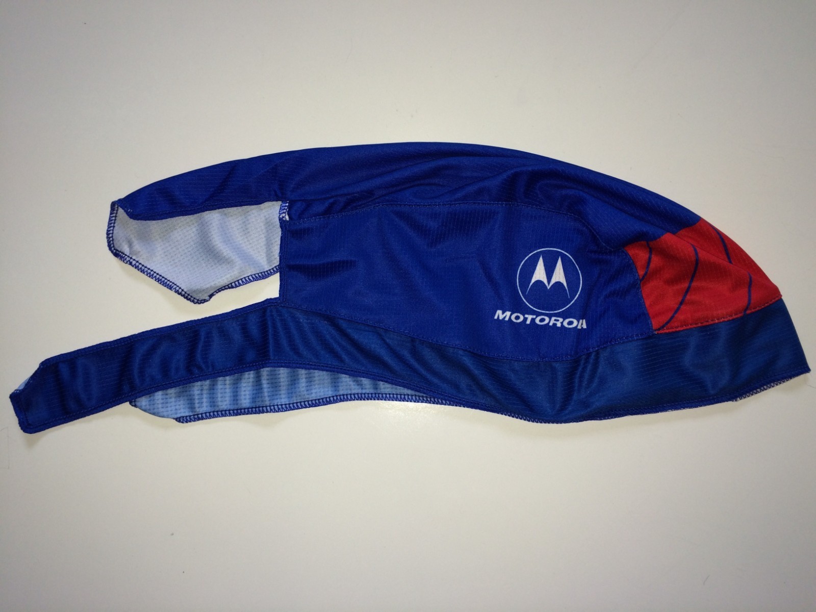 Motorola Bike Cycling Kit Men’s Short Sleeve *Blue/Red* Padded Small-XXXLarge