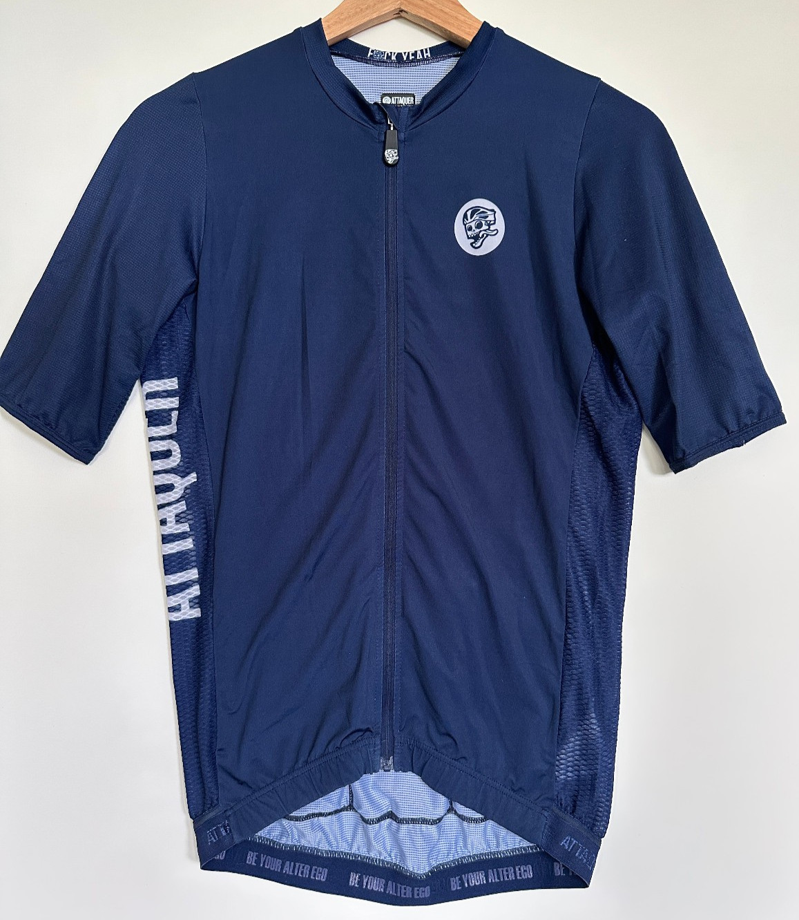 Attaquer Race Cycling Jersey Full Zip | Men’s Med | Navy Blue | Australia Italy