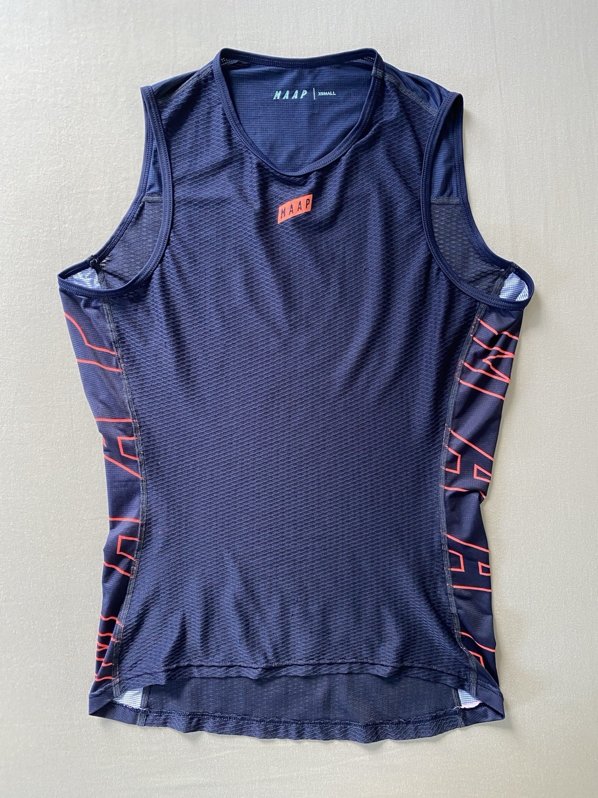 MAAP Team Base Layer-Men XS-Navy-Lightweight Moisture-Wicking Cycling Shirt