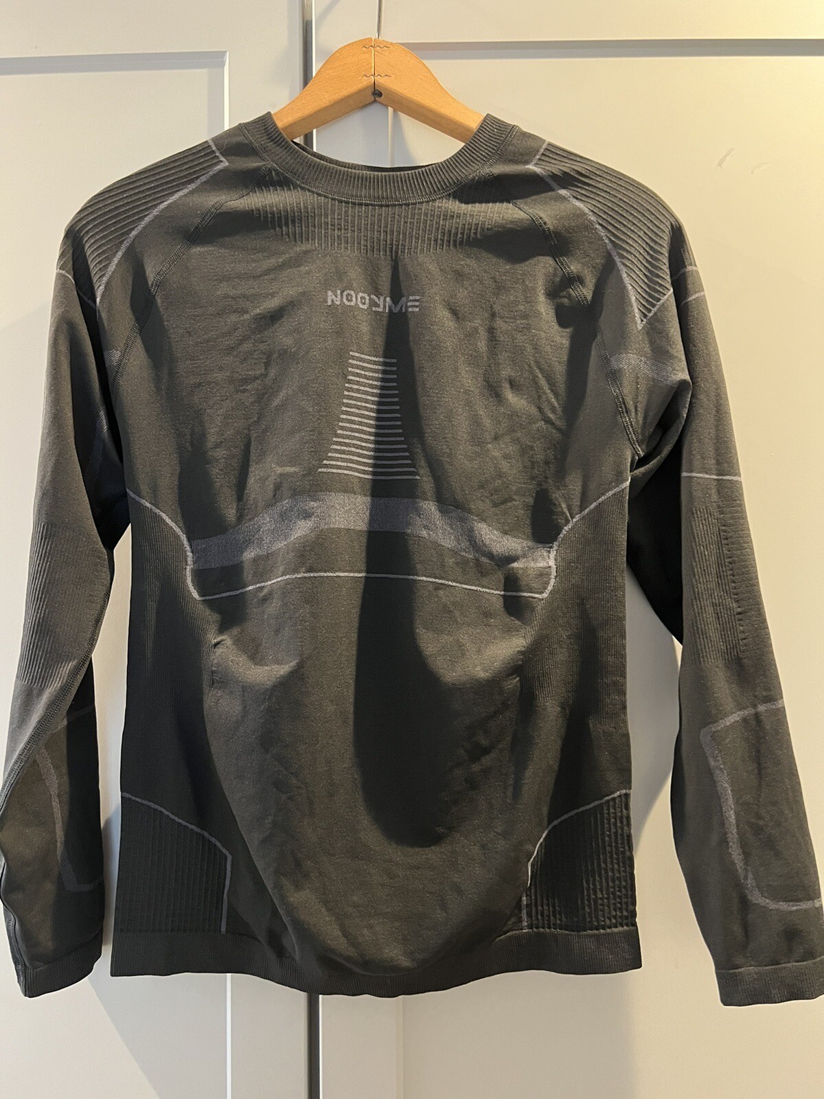 Nooyme Cycling Shirt L Black Biking Compression Jersey Bamboo Blend Unisex