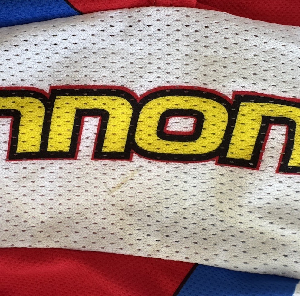 Vintage Cannondale Cycling Team Pirelli Ohlins Wiseco Short Sleeve Jersey Medium