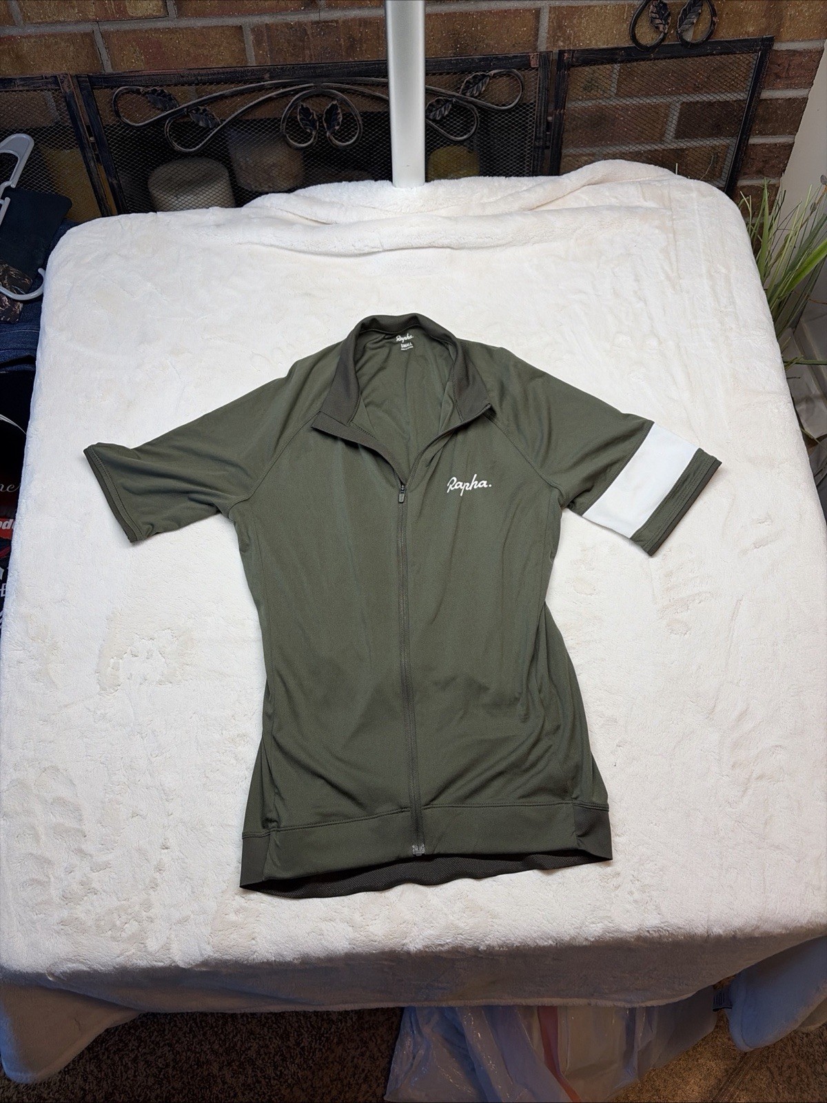 Rapha Core Lightweight Jersey Cilantro White Mens Sz Small MINT