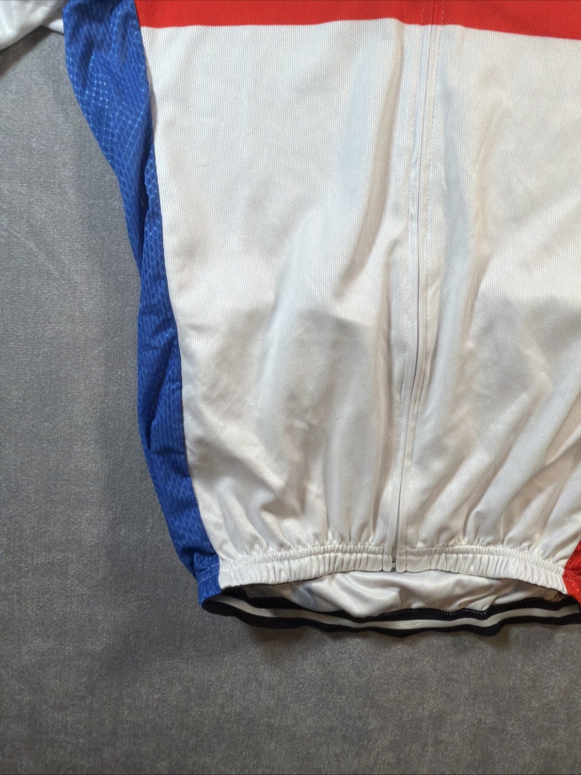*USA American Flag USA Full Zip Cycling Biking Jersey Size M