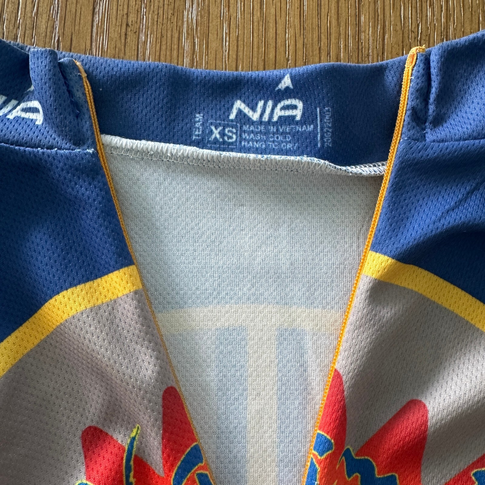 NIA Cycling Jersey Women’s Small Vietnam Hanoi Hue Hoi An Tour 3/4+ Zip AOP