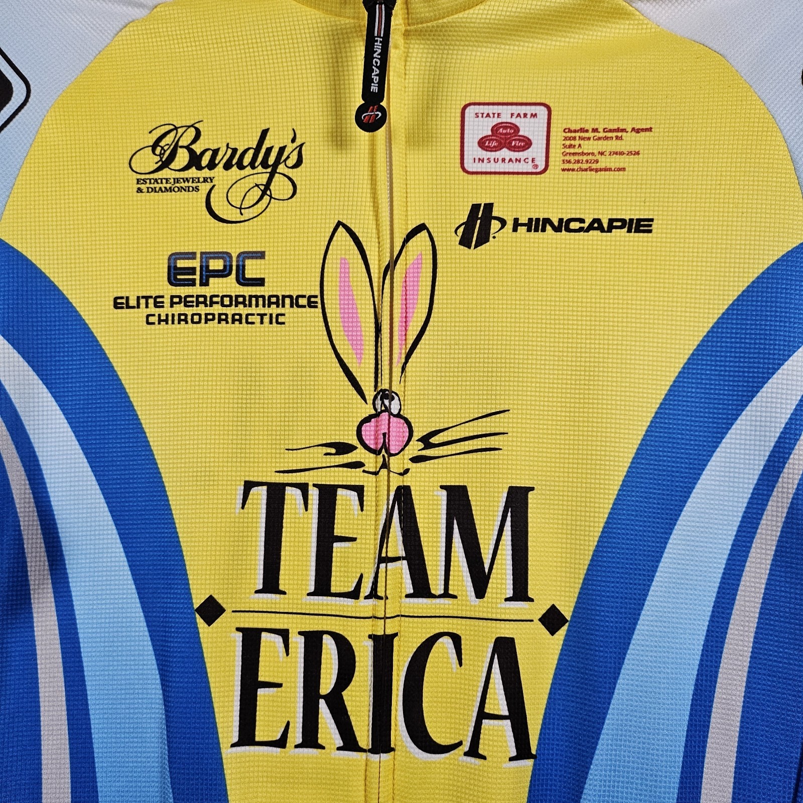 Hincapie Sportwear Medium Mens Cycling Long Sleeve Jersey Winter Team ‘Erica’