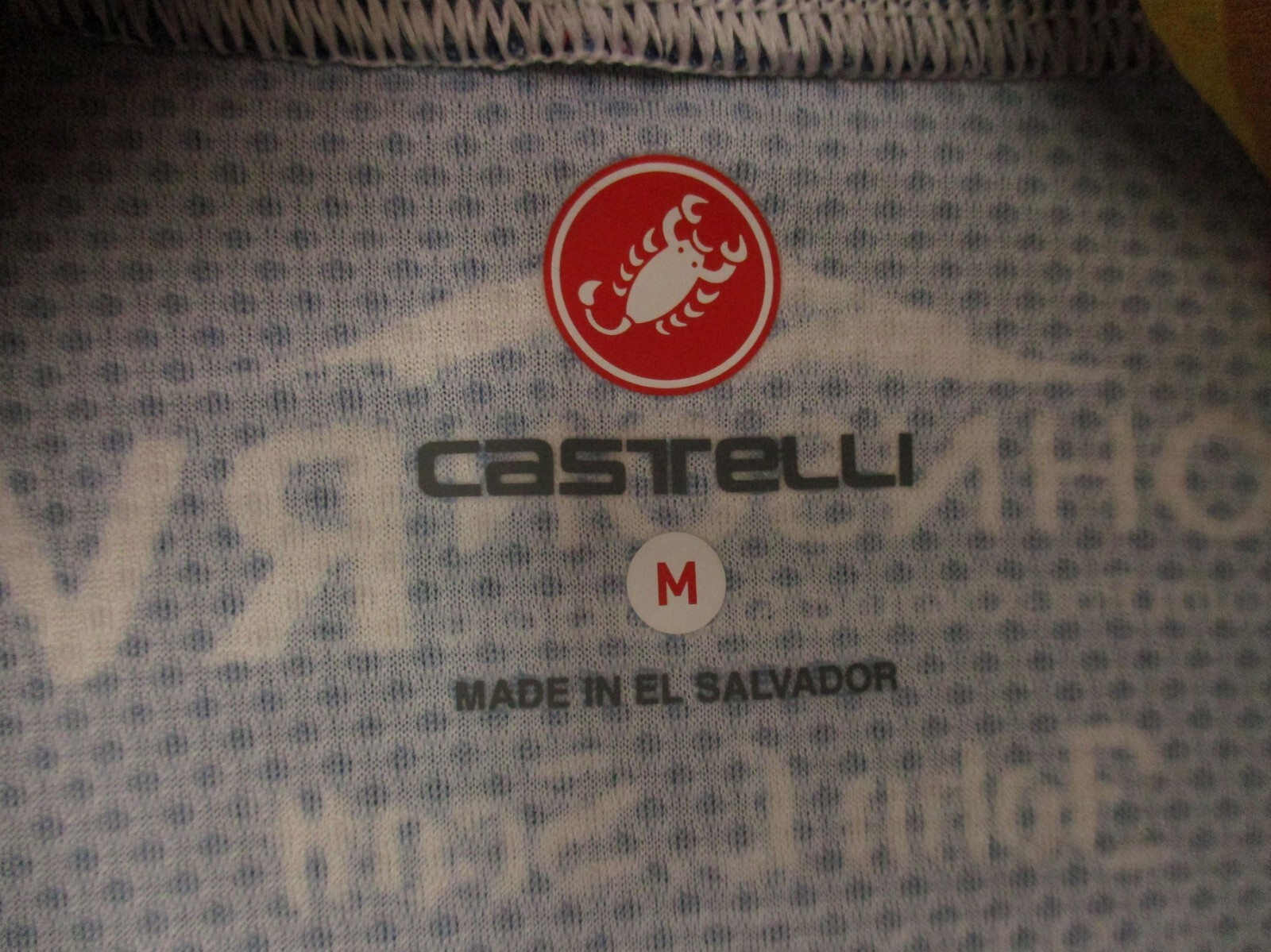 NWT CASTELLI Size M Women Full Zip Elastic Waist Short Sleeve Cycling Jersey 896