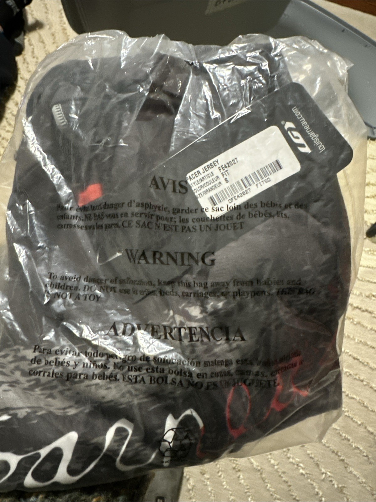 NWT LOUIS GARNEAU Pacer Jersey Cycling Mtb S/S Full Zip Black Men’s Small