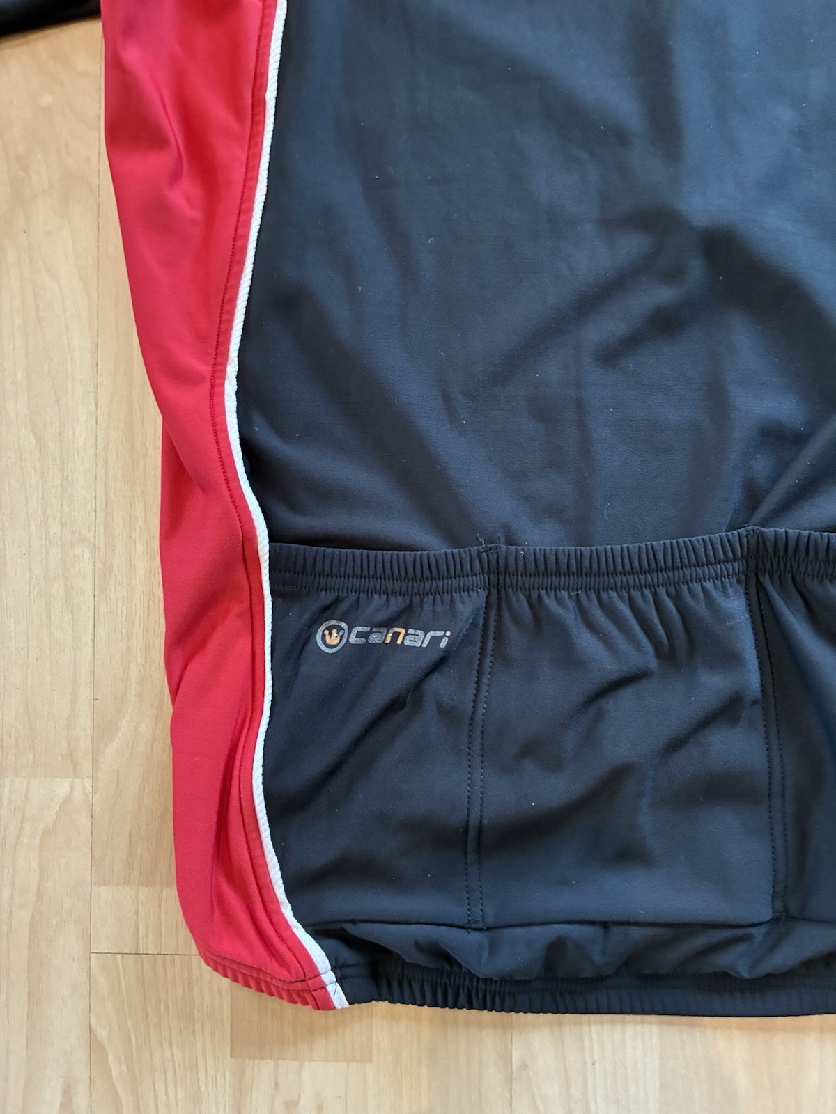 Canari Men’s Long Sleeve Cycling Jersey – Light Thermal – XL – 3/4 Zip – Pockets