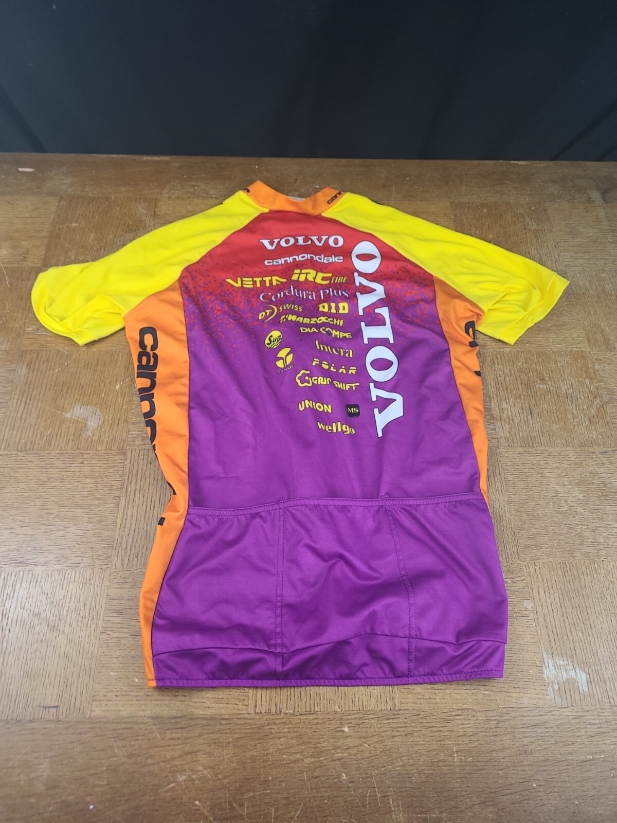 Volvo Cannondale Handmade in USA Team Race Jersey – Sz L – Full Zip