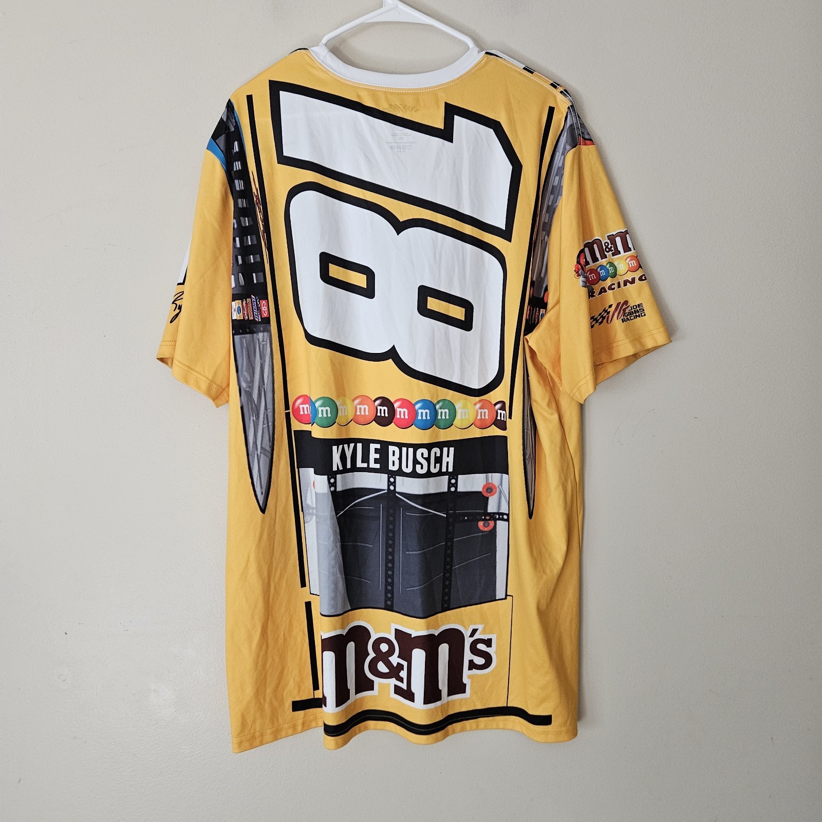 Cycling Short Sleeve Shirt Yellow M&M, Size 3XL XXXL