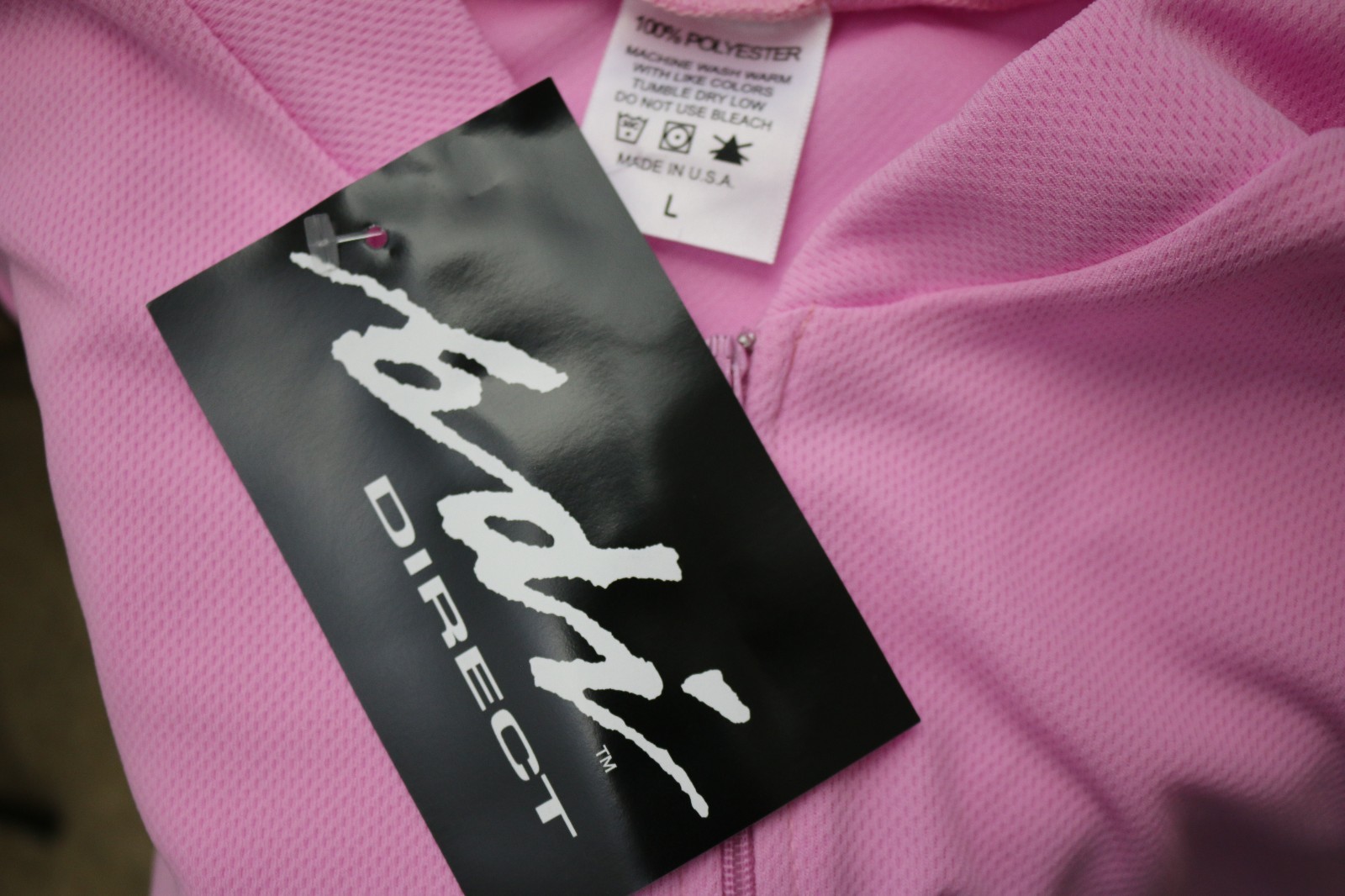 NEW bdi Direct Cycling Women’s Short Sleeve Jersey Size L Made in USA