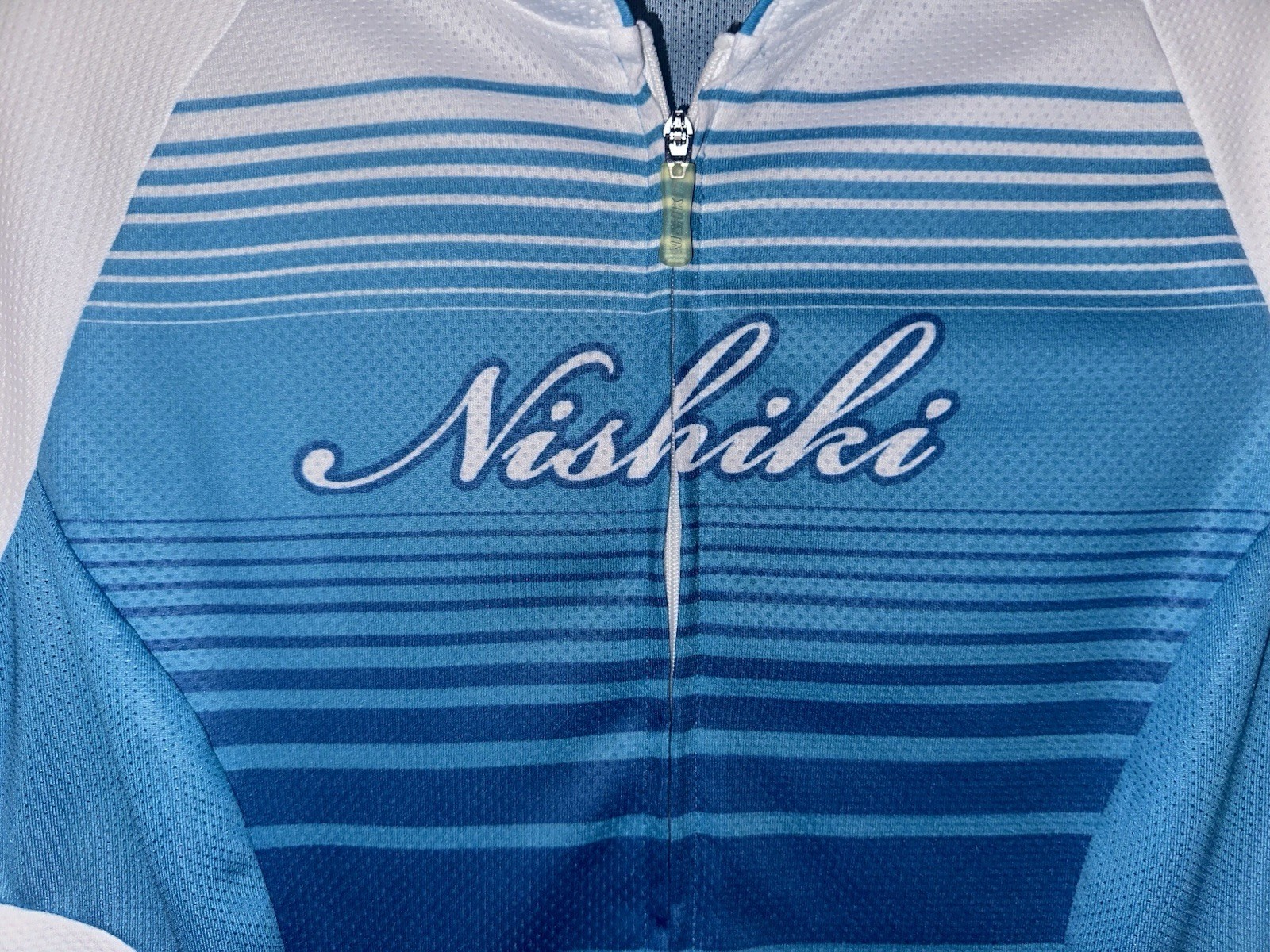 Nishiki Cycling Jersey Women’s size Medium Full Zip Lot of 2 100% Polyester