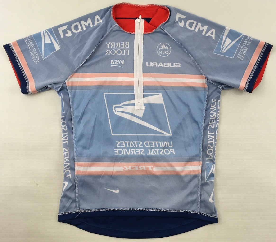 US Postal Service Cycling Team 2001 jersey shirt Nike Lance Armstrong WOMENS L