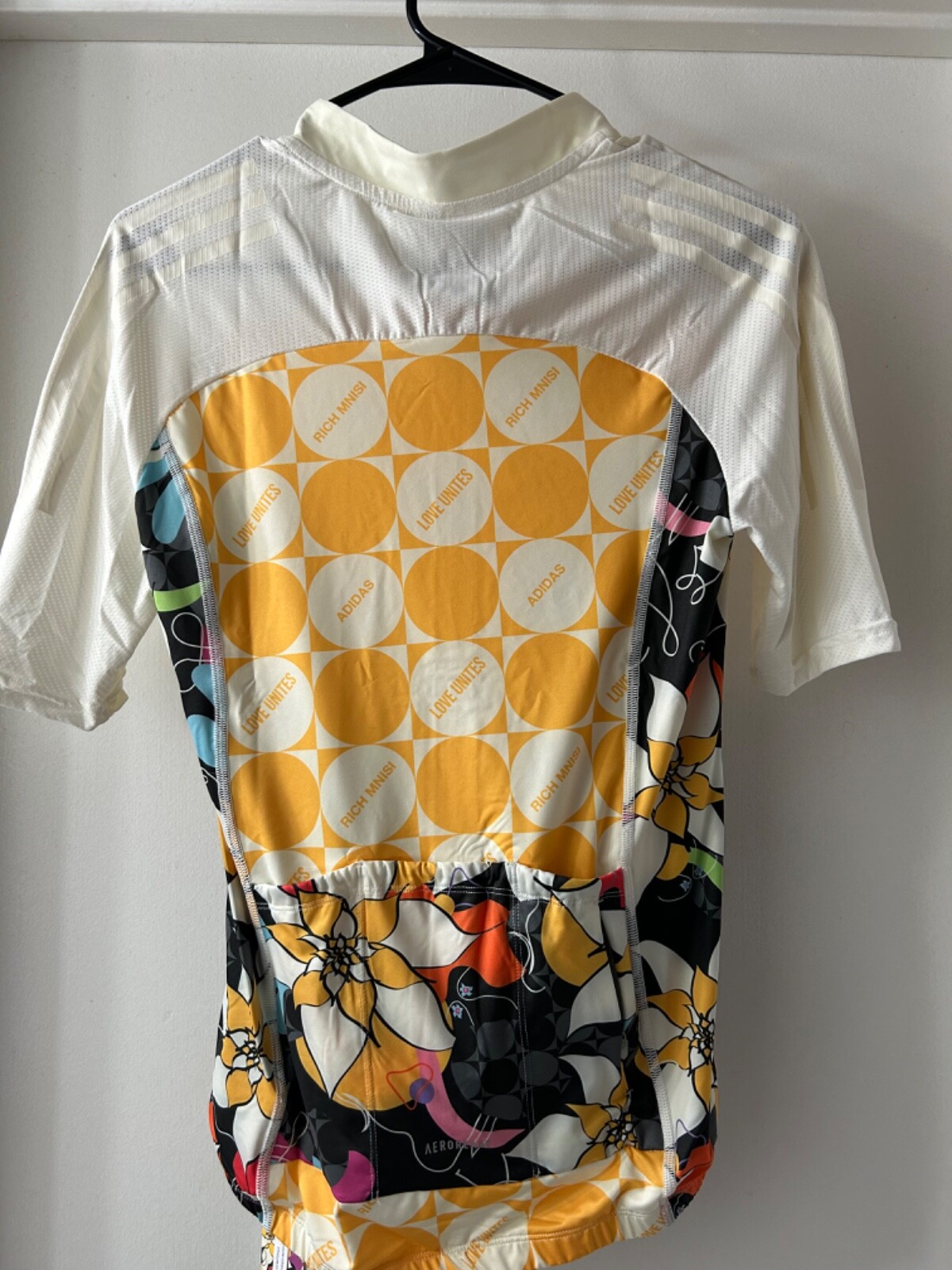 adidas RICH MNISI JRY Pride cycling ciclismo jersey Size Large Men