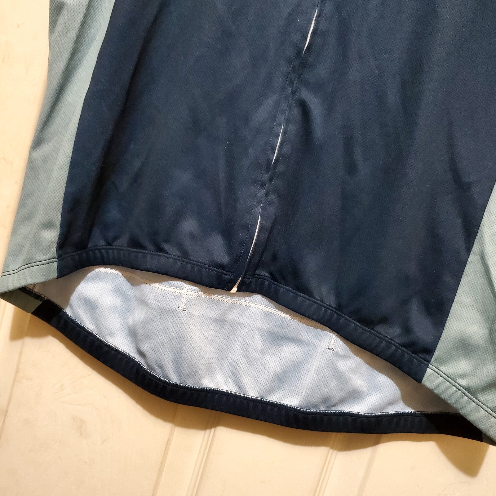 Pearl Izumi Jersey Mens XL Blue Green Cycling Biking Full Zip Performance Jacket