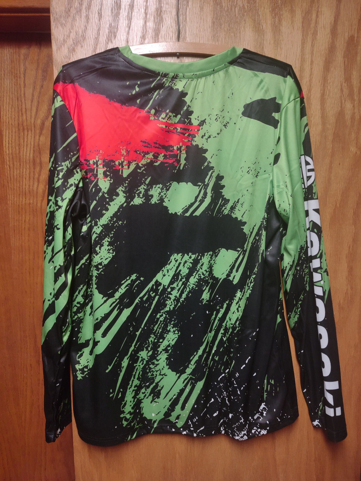 Kawasaki Long Sleeve Shirt Jersey Enduro MTB Motocross