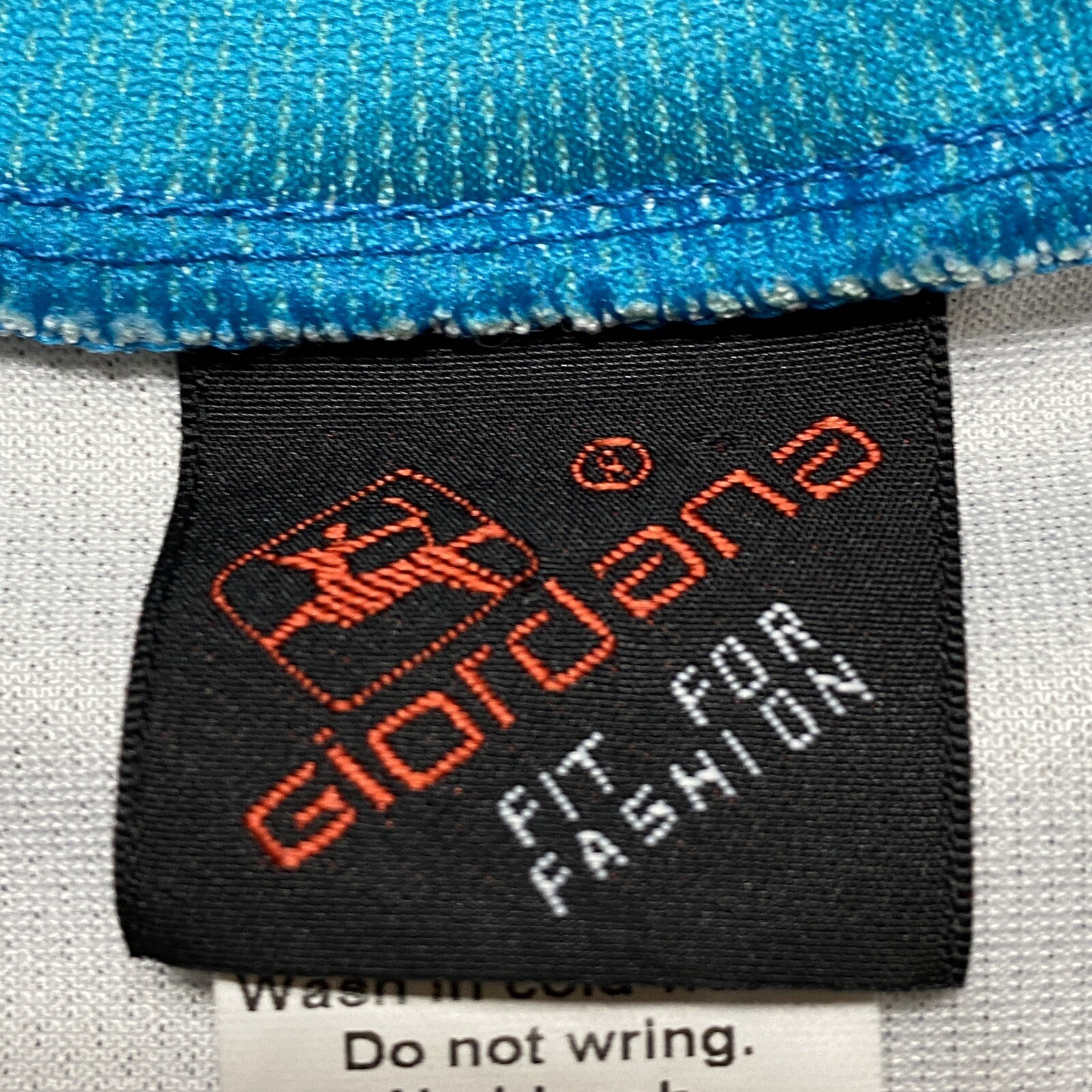 GIORDANA Womens Cycling Jersey Size M Multicolor 3/4 Zip Short Sleeve Chest 17″