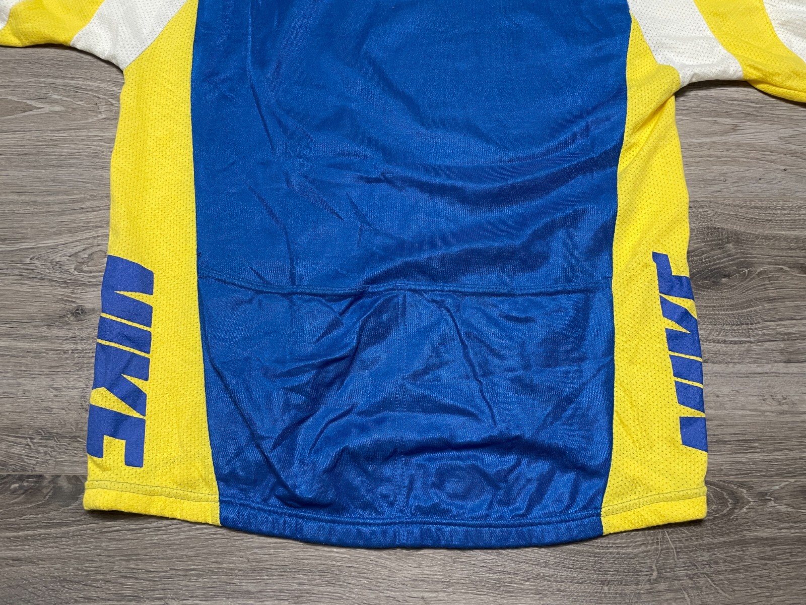 Vintage 1980s NIKE 1/4 Zip Cycling Jersey Men’s Size M Polyester Cotton Blend