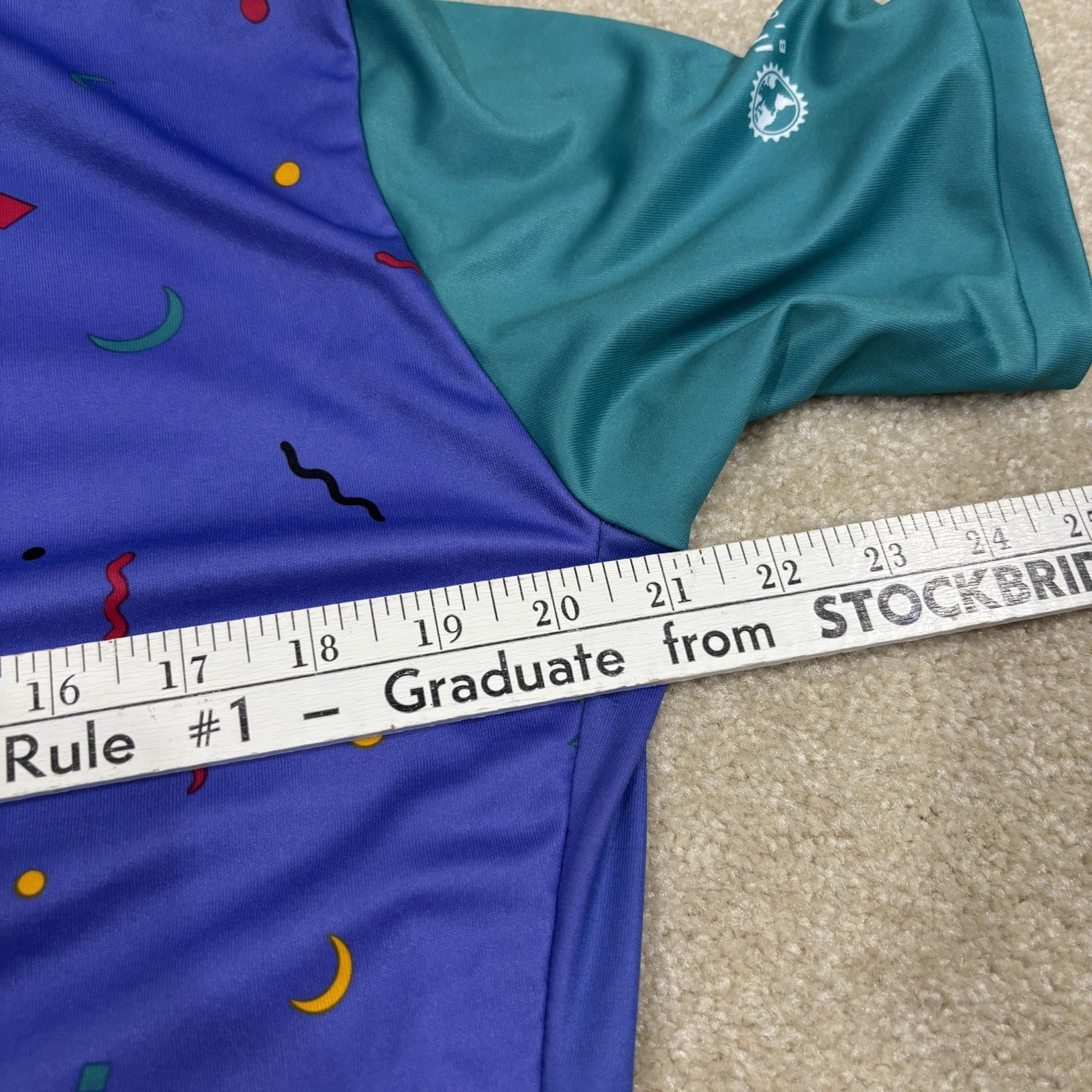 Vintage 1994 Pan-Mass Cycling Jersey VOmax Adult Sz 4 Massachusetts 90s Retro