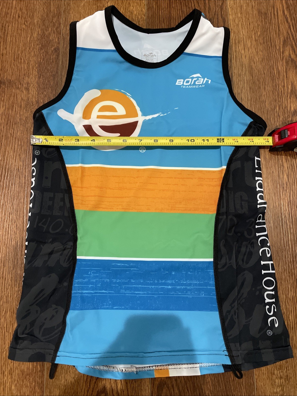 Borah Teamwear Men’s Medium Sleeveless Cycling Jersey Tank Endurance House