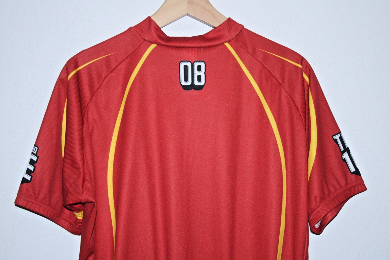 Trek 100 Racing Men’s Cycling Jersey LG Rear Pockets 44″ Chest 25/29″ T2B Volver