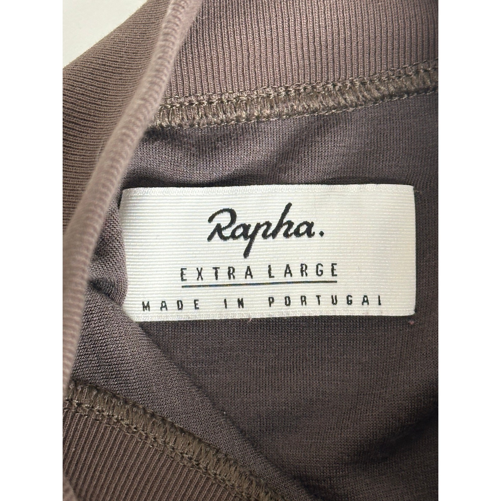 Rapha Peace Race Jersey Mens XL Brown Merino Wool Removable Arm Warmers Cycling