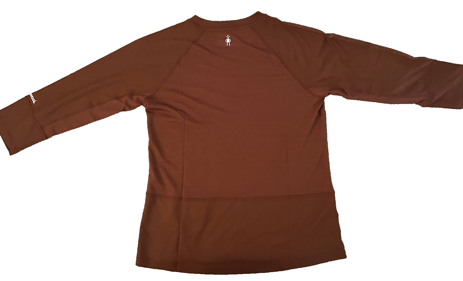 Smartwool Womens Mountain Bike 3/4 Sleeve Jersey Size SMALL Burnt Sienna Heather
