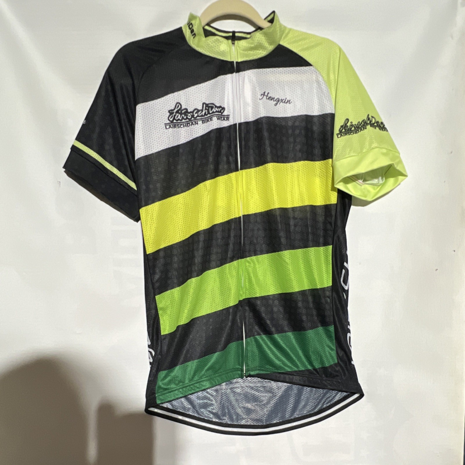Lairschdan Bike Wear Hengxin 3XL Cycling Jersey Cool Max Black Green Yellow