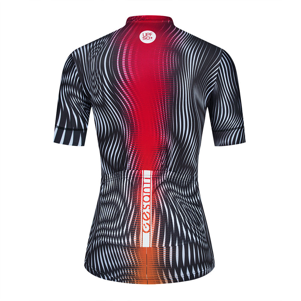 CESANTI Women Cycling Jersey Summer Non-slip Band Pro noctilucence Bike Clothing