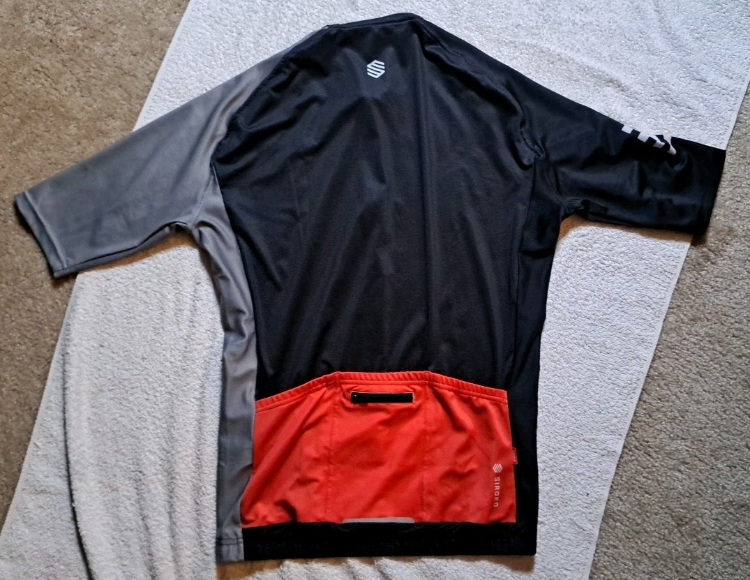 Men’s Siroko M2 Gatterl Cycling Jersey Size XL Black Gray Full Zip