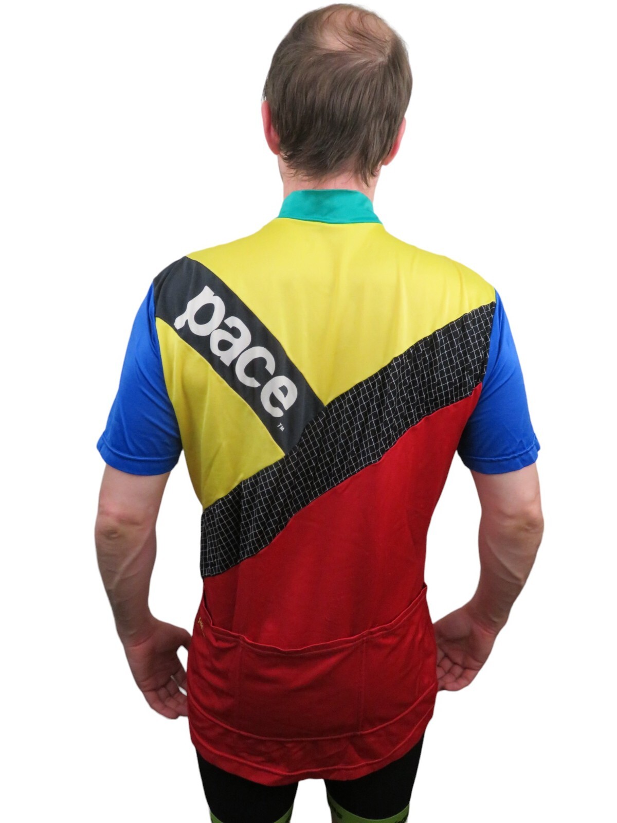 Vintage 90s PACE USA Cycling Jersey Mens L/XL – Made in USA Rare Retro BMX MTB