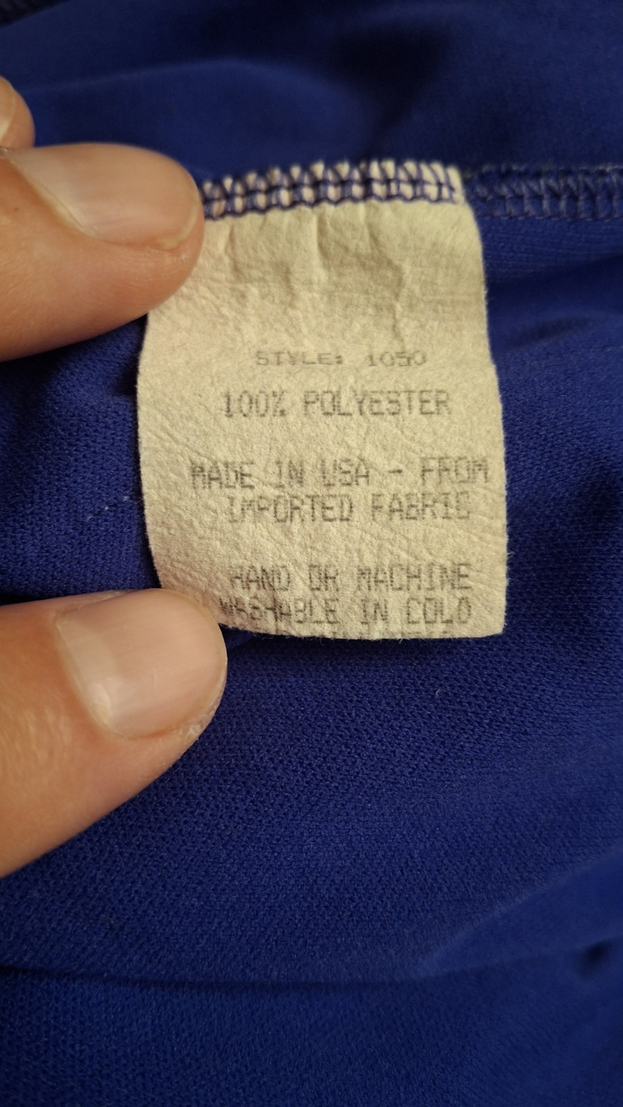 VTG 90s Pearl Izumi Cycling Jersey Men’s XL Blue White Shoulder Logo 1/4 Zip USA