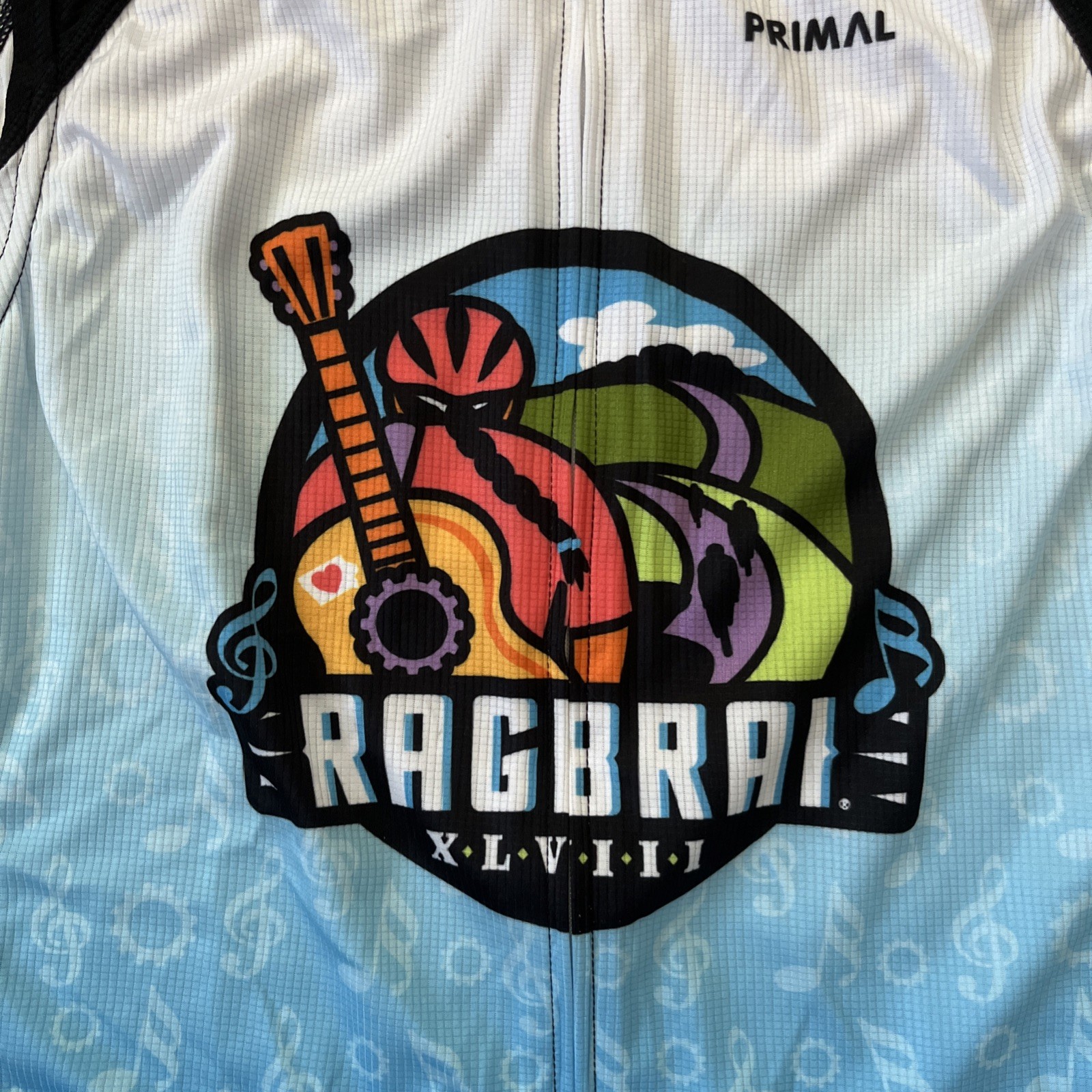 Primal Cycling Jersey Womens M Sleeveless Full Zip Multicolor