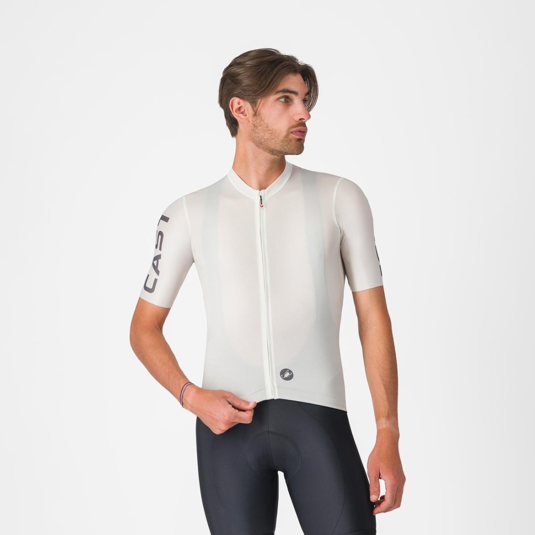 CASTELLI ENTRATA APEX MEN CYCLING JERSEY WHITE – SUMMER ROAD BIKE SHIRT TOP