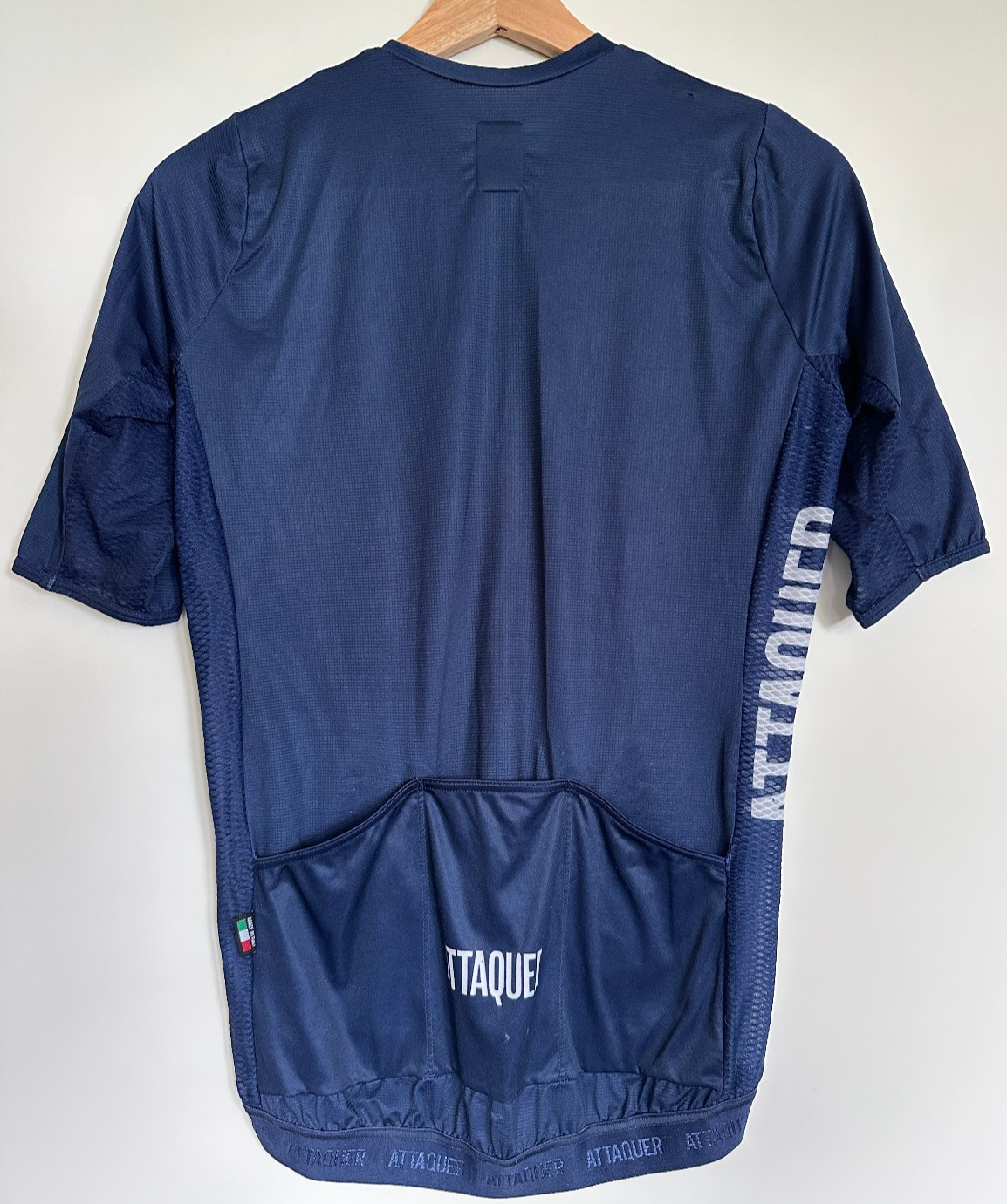 Attaquer Race Cycling Jersey Full Zip | Men’s Med | Navy Blue | Australia Italy