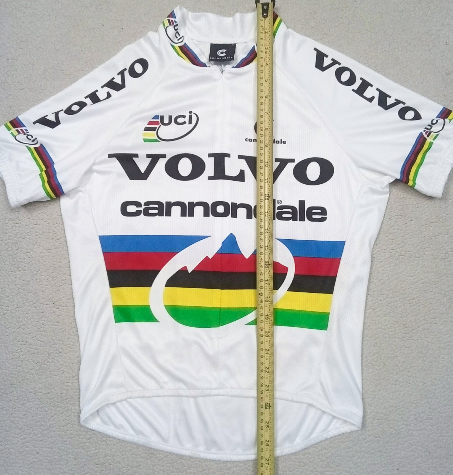 RARE VTG 90s VOLVO Cannondale Alison Sydor MTB XC World Champion Jersey Fits S/M