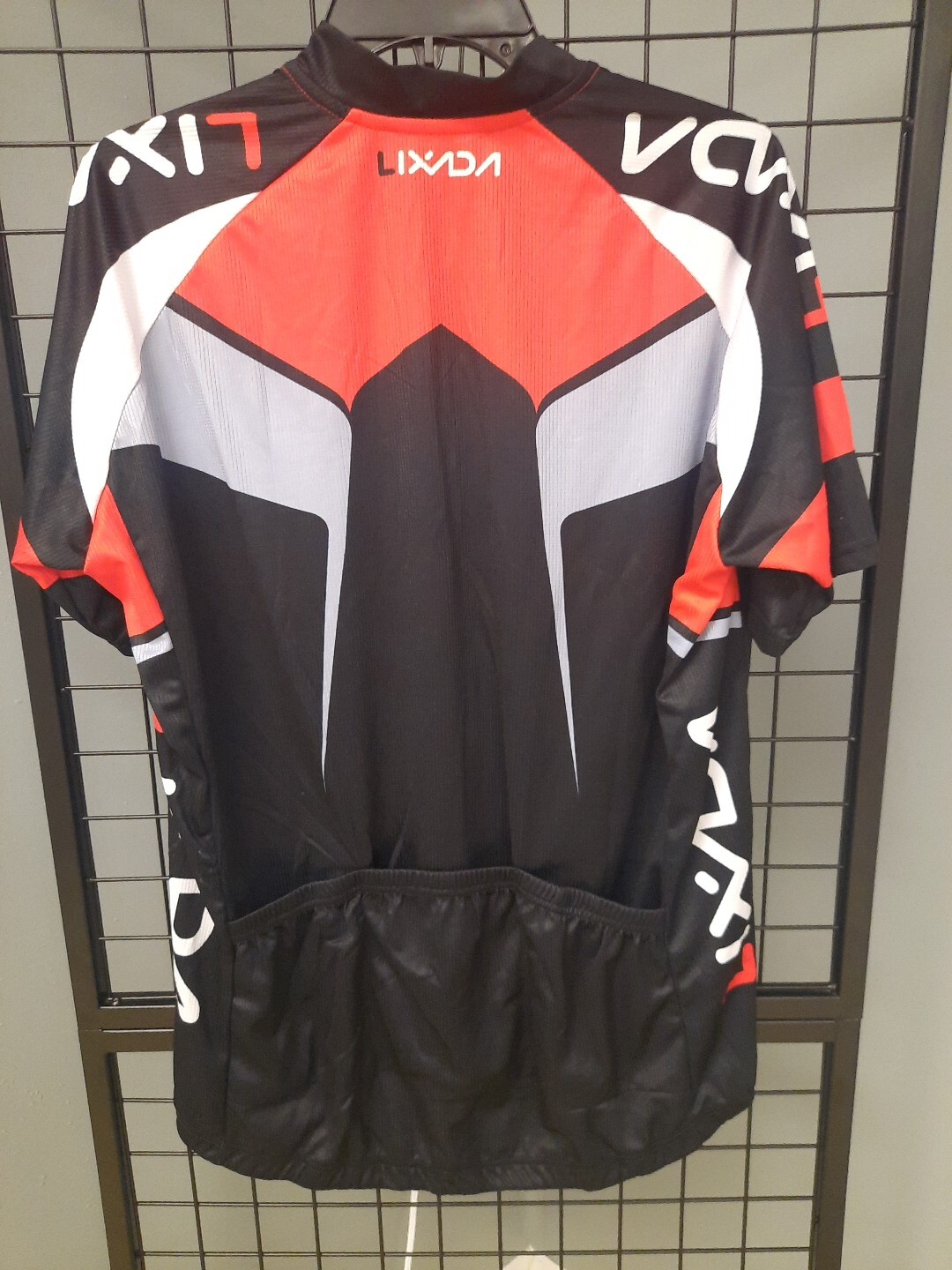 Lixada Cycling Jersey Men’s Size XL Pro Functional Multi Color Full Zip Jacket