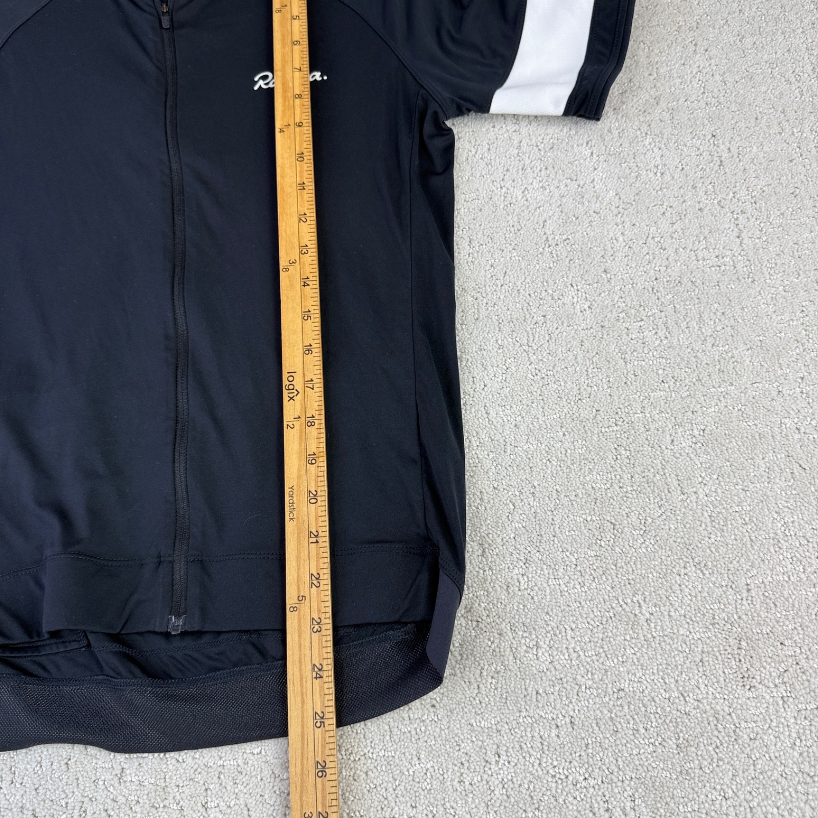 Rapha Core Jersey Men Medium Black Short Sleeve Full Zip Cycling Top