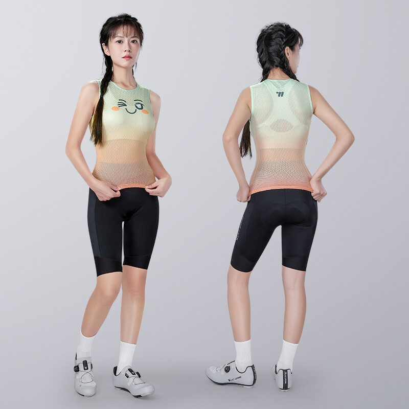 WEST BIKING Women’s Cycling Undershirt Sport Sleeveless Sweatshirt Tops Vest