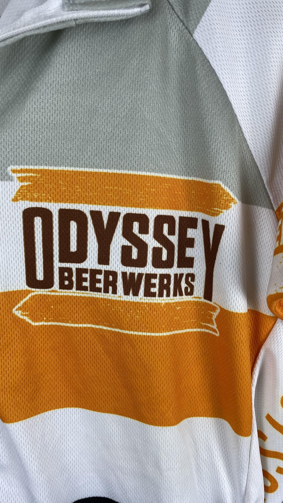 Peak 1 Sports Odyssey Beerwerks Cycling Jersey Womens XL Full Zip Beer Shirt